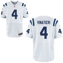 Stitched Nike Indianapolis Colts 4 Adam Vinatieri White Elite Jerseys