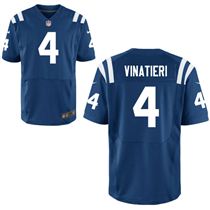 Stitched Nike Indianapolis Colts 4 Adam Vinatieri Blue Elite Jerseys