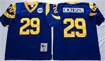 St. Louis Rams #29 Eric Dickerson Light Blue Stitched Mitchell and Ness NFL Jersey
