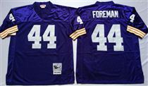Minnesota Vikings #44 Chuck Foreman Blue Stitched Mitchell and Ness NFL Jersey