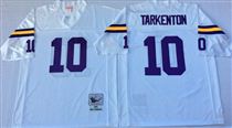 Minnesota Vikings #10 Fran Tarkenton White Stitched Mitchell and Ness NFL Jersey