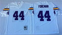 Minnesota Vikings #44 Chuck Foreman White Stitched Mitchell and Ness NFL Jersey