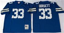 Dallas Cowboys #33 Tony Dorsett Blue Stitched Mitchell and Ness Jersey