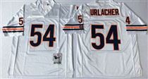 Chicago Bears #54 Brian Urlacher White Stitch Mitchell and Ness NFL Jersey