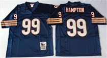 Chicago Bears #99 Dan Hampton Blue Stitch Mitchell and Ness NFL Jersey