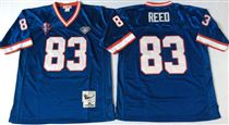 Buffalo Bills #83 Andre Reed Blue Stitched Mitchell and Ness Jersey