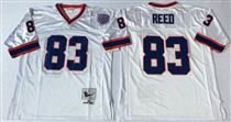 Buffalo Bills #83 Andre Reed White Stitched Mitchell and Ness Jersey