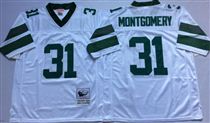 Philadelphia Eagles #31 Wilbert Montgomery White  99TH Stitched Mitchell and Ness Jersey