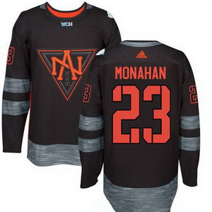NHL North America Hockey #23 Sean Monahan Black 2016 World Cup of Hockey Stitched adidas WCH Game Jersey