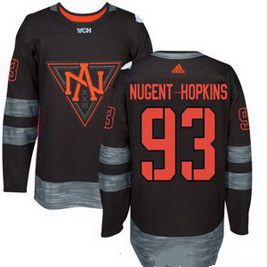 NHL North America Hockey #93 Ryan Nugent Black 2016 World Cup of Hockey Stitched adidas WCH Game Jersey