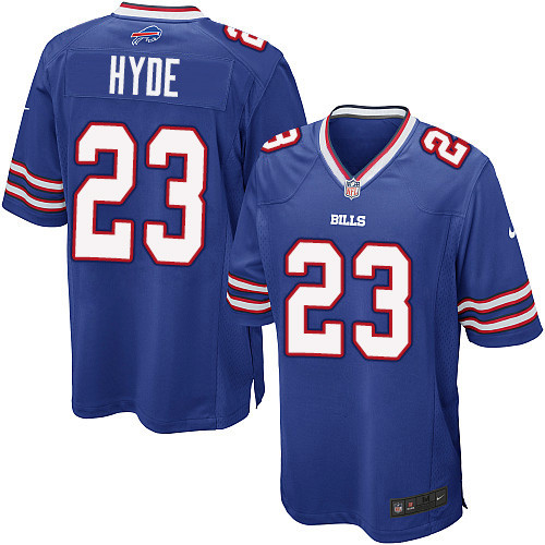 Nike Men'sNFL Buffalo Bills #23 Micah Hyde Game Royal Blue Jersey