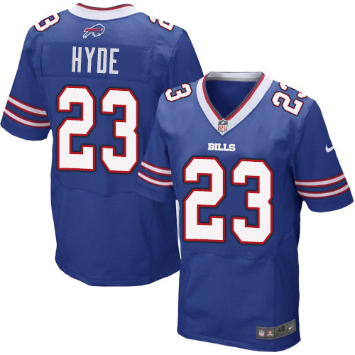 Nike Men'sNFL Buffalo Bills #23 Micah Hyde Elite Royal Blue Jersey