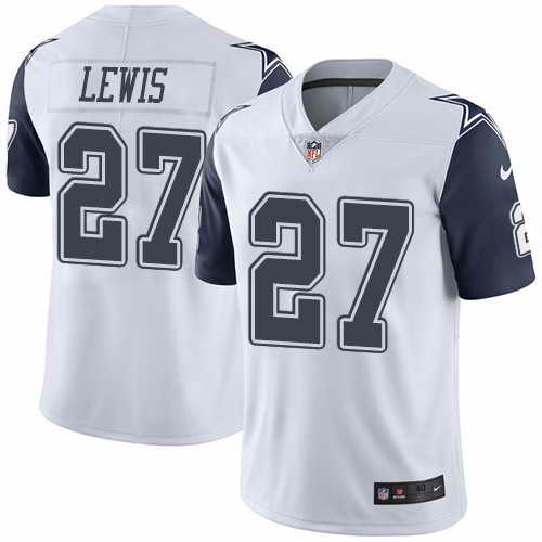 Nike Dallas Cowboys #27 Jourdan Lewis Elite Stitched White Men's Rush Vapor Untouchable NFL Jersey