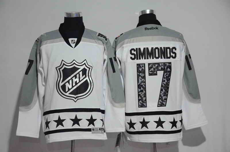 Men's Philadelphia Flyers #17 Wayne Simmonds White 2017 All Star Jersey