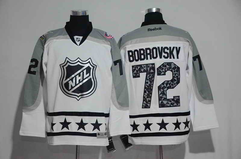 Men's Columbus Blue Jackets #72 Sergei Bobrovsky White 2017 All Star NHL Jersey