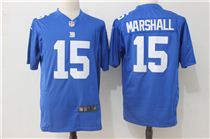 Nike New York Giants #15 Brandon Marshall Blue Game Stitched Jersey