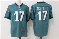 Nike Eagles #17 Alshon Jeffery Green Stitched Game Jersey