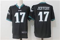 Nike Eagles #17 Alshon Jeffery Black Stitched Game Jersey