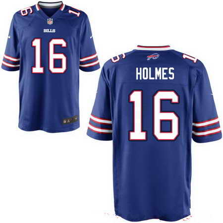 Men's Buffalo Bills #16 Andre Holmes Royal Blue Team Color NFL Nike Stitched Elite Jersey