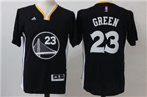 Women's Warriors #23 Draymond Green Black Short Sleeve Swingman Jersey