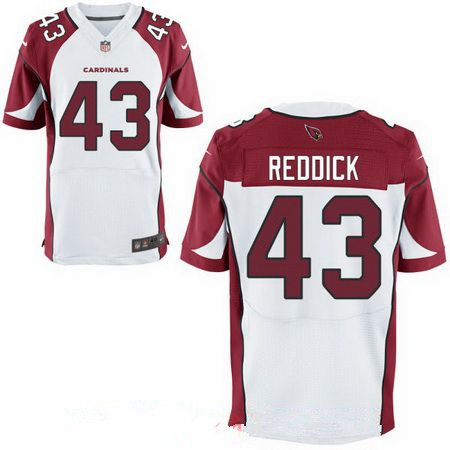 Men's 2017 NFL Draft Arizona Cardinals #43 Haason Reddick White Stitched Nike Elite Jersey