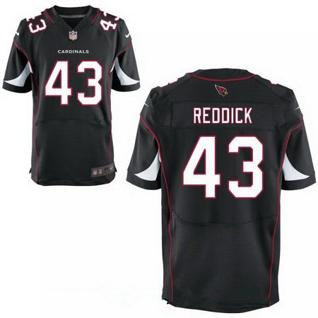 Men's 2017 NFL Draft Arizona Cardinals #43 Haason Reddick Black Stitched Nike Elite Jersey