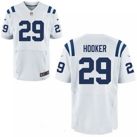Men's 2017 NFL Draft Indianapolis Colts #29 Malik Hooker Stitched White Nike Elite Jersey