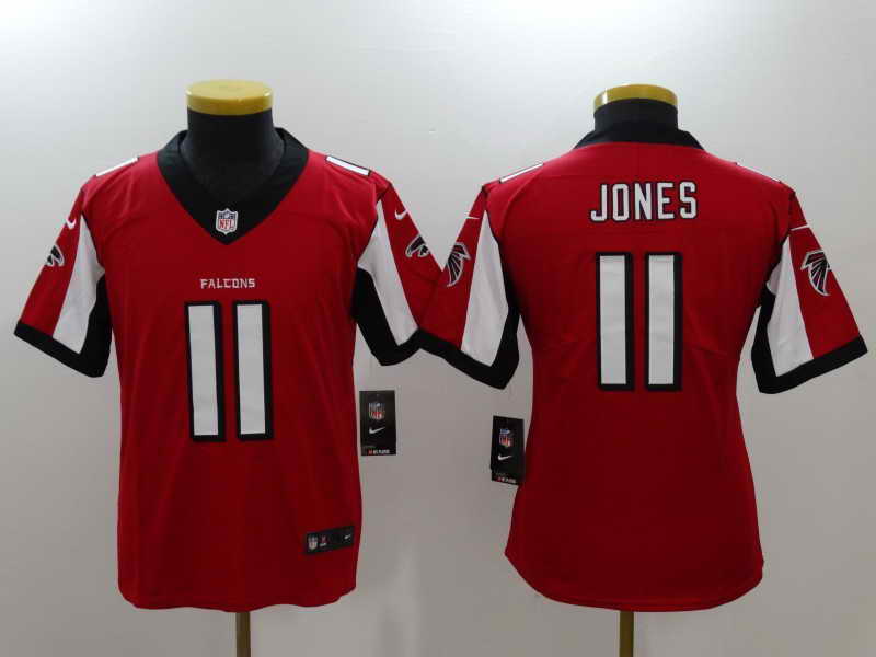 Youth Atlanta Falcons #11 Julio Jones Red Vapor Untouchable Nike Limited Stitched Jersey