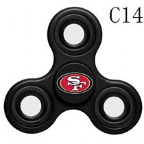 NFL San Francisco 49ers black Finger Spinner
