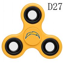 NFL Los Angeles Chargers yellow Finger Spinner