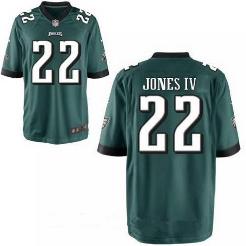 Men's Nike Philadelphia Eagles #22 Sidney Jones IV Midnight Green Team Color Stitched Elite Jersey