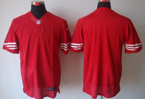 Nike Men's San Francisco 49ers Blank Red NFL Elite Jersey