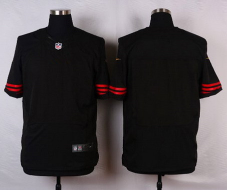 Nike Men's San Francisco 49ers Blank Black NFL Elite Jersey