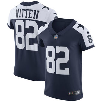 Nike Men's Dallas Cowboys #82 Jason Witten Alternate Vapor Untouchable Elite Navy Blue Jersey