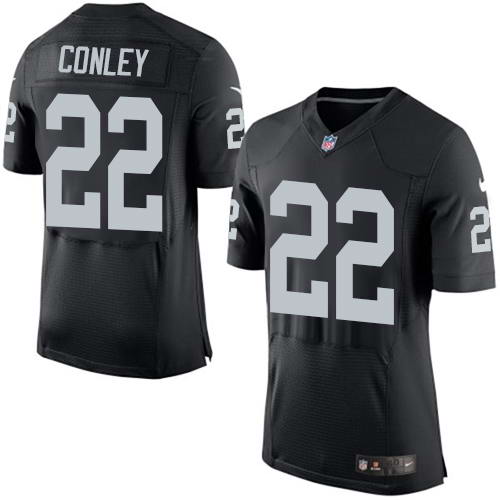 Nike Men's Oakland Raiders #22 Gareon Conley Black Team Color Stitched NFL New Elite Jersey