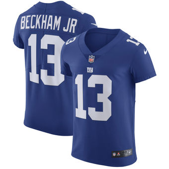 Nike Men's New York Giants #13 Odell Beckham Jr Vapor Untouchable Elite Player Royal Blue Jersey
