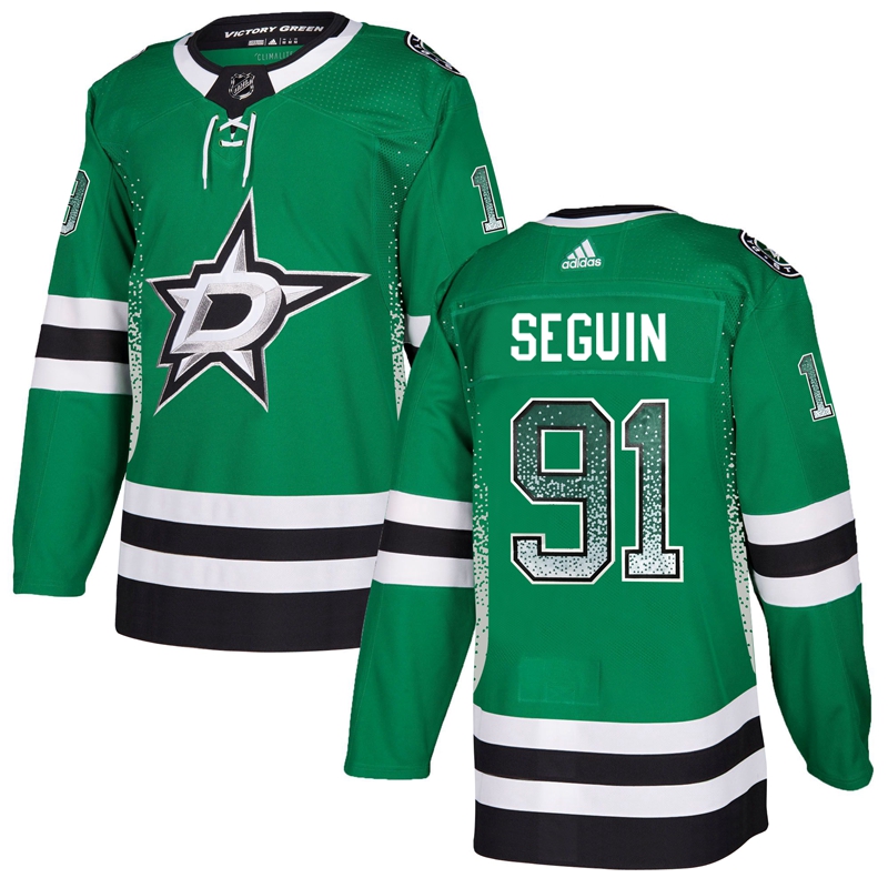 Stars 91 Tyler Seguin Green Drift Fashion Adidas Jersey