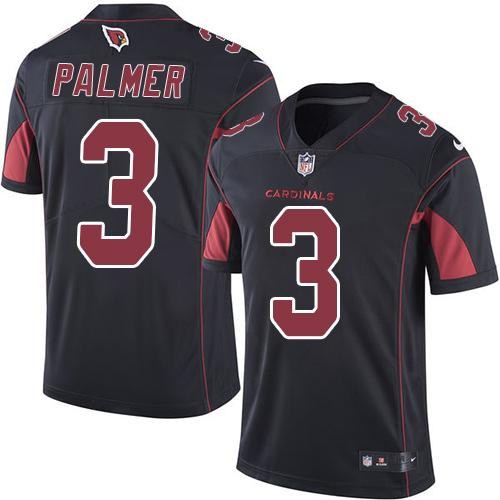 Nike Cardinals #3 Carson Palmer Black Youth Color Rush Limited Jersey