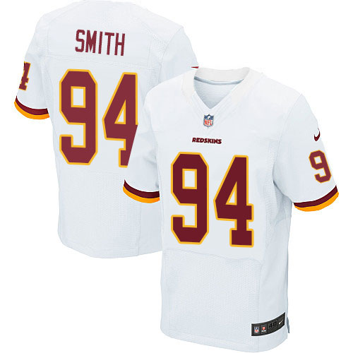 Nike Redskins Men's #94 Preston Smith Stitched White NFL Elite Jersey