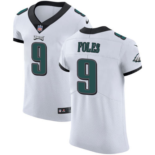 Nike Eagles Men's #9 Nick Foles Stitched White NFL Vapor Untouchable Elite Jersey