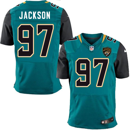 Nike Jaguars Men's #97 Malik Jackson Stitched Teal Green Team Color NFL Elite Jersey