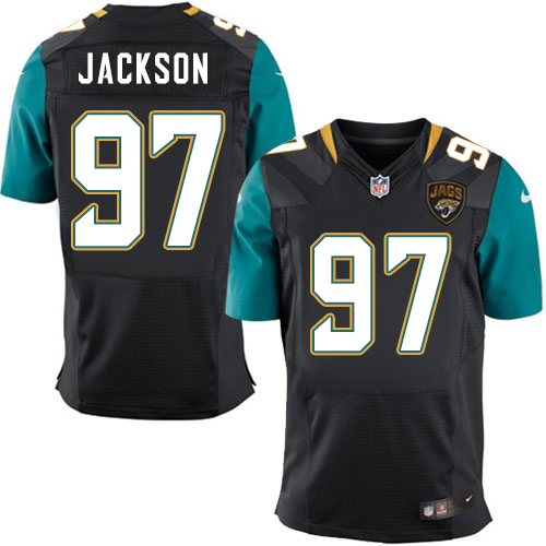 Nike Jaguars Men's #97 Malik Jackson Stitched Black Alternate NFL Elite Jersey