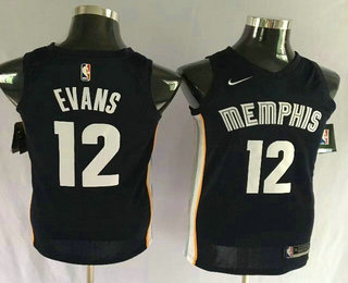 Nike Memphis Grizzlies #12 Tyreke Evans New Navy Blue 2017-2018 Men's Swingman Stitched NBA Jersey