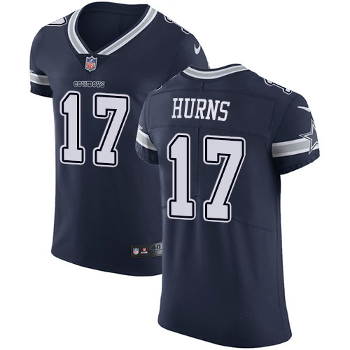 Men's Nike Dallas Cowboys #17 Allen Hurns Navy Blue Stitched NFL Vapor Untouchable Throwback Elite Jersey