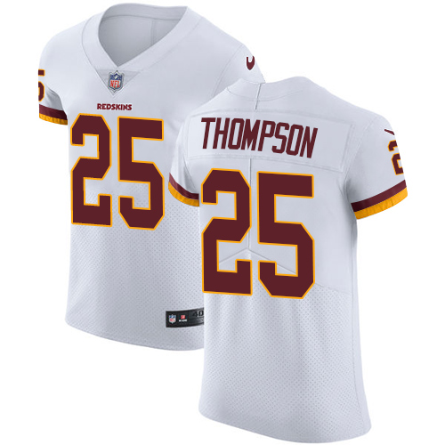 Nike Washington Redskins #25 Chris Thompson Burgundy White Men's Stitched NFL Vapor Untouchable Elite Jersey
