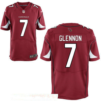 Men's Arizona Cardinals #7 Mike Glennon Red Stitched NFL Nike Elite Jersey