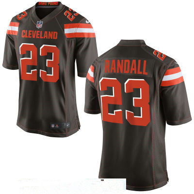 Men's Cleveland Browns #23 Damarious Randall Brown Stitched NFL Nike Game Jersey