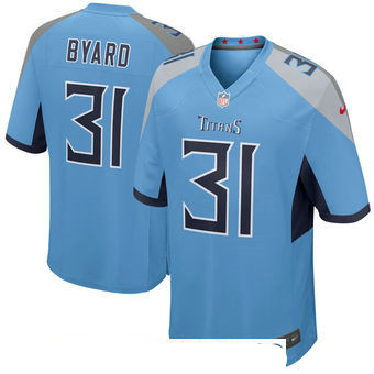 Men's Tennessee Titans #31 Kevin Byard Light Blue New 2018 Nike Game Jersey