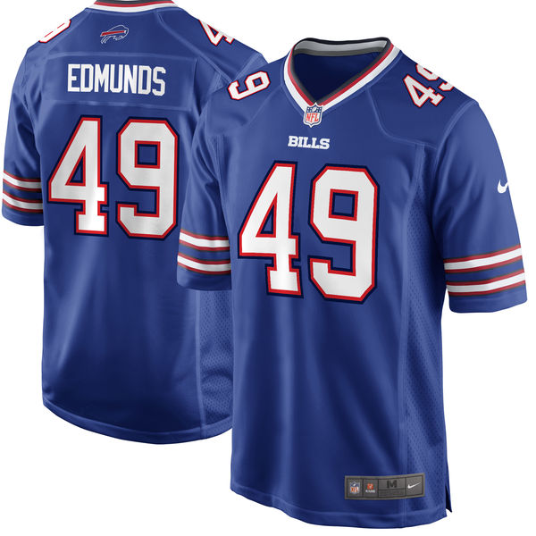 Nike Buffalo Bills #49 Tremaine Edmunds 2018 NFL Draft Pick Royal Blue Elite Jersey
