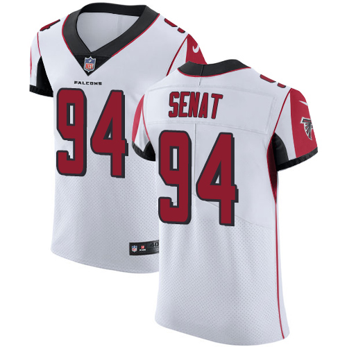 Nike Atlanta Falcons #94 Deadrin Senat Men's Stitched NFL Vapor Untouchable Elite White Jersey